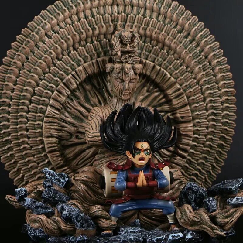 动漫周边火影gk初代千手神通千手柱间木遁大佛场景模型手办模型