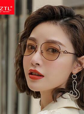 级感偏光变色太阳眼镜小脸款太阳镜女防紫外线开车墨镜女新款潮