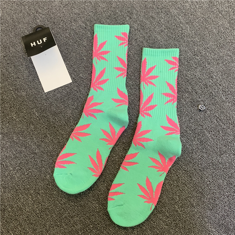 现货HUF Plant Socks正品经典款枫叶麻叶袜子 滑板 篮球运动长袜|ruв категории спортивная сумка/открытый пакет/аксессуары, спортивные носки - от Buy2taobao.com для оказания профессиональной услуги покупки агента Taobao