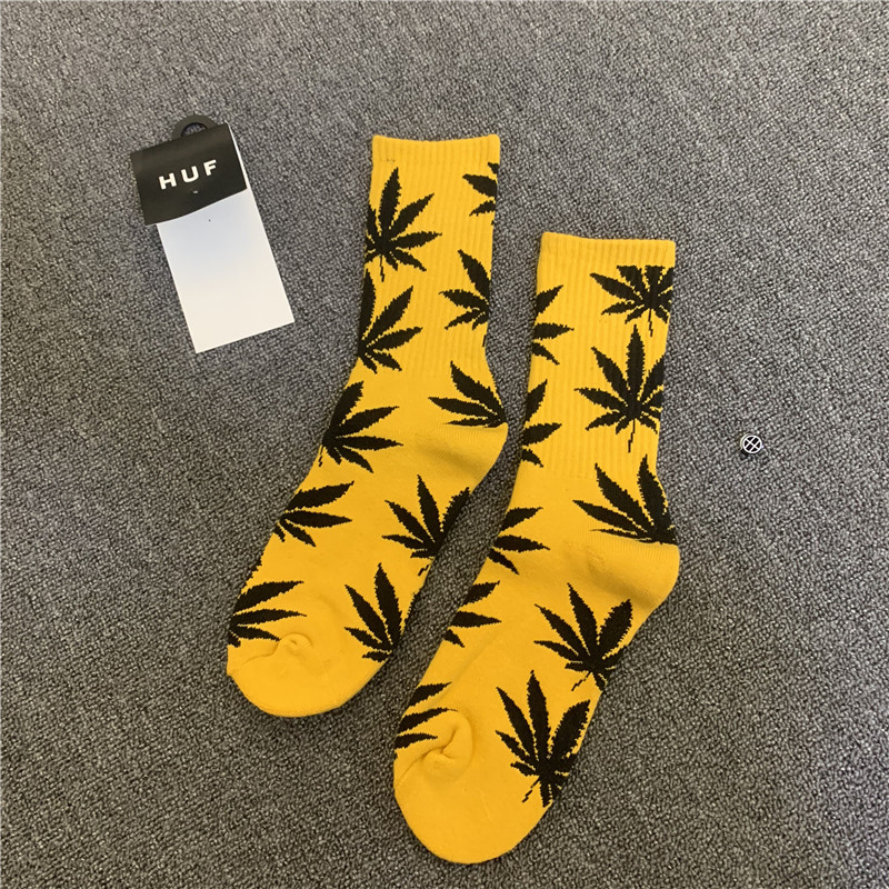现货HUF Plant Socks正品经典款枫叶麻叶袜子 滑板 篮球运动长袜|ruв категории спортивная сумка/открытый пакет/аксессуары, спортивные носки - от Buy2taobao.com для оказания профессиональной услуги покупки агента Taobao