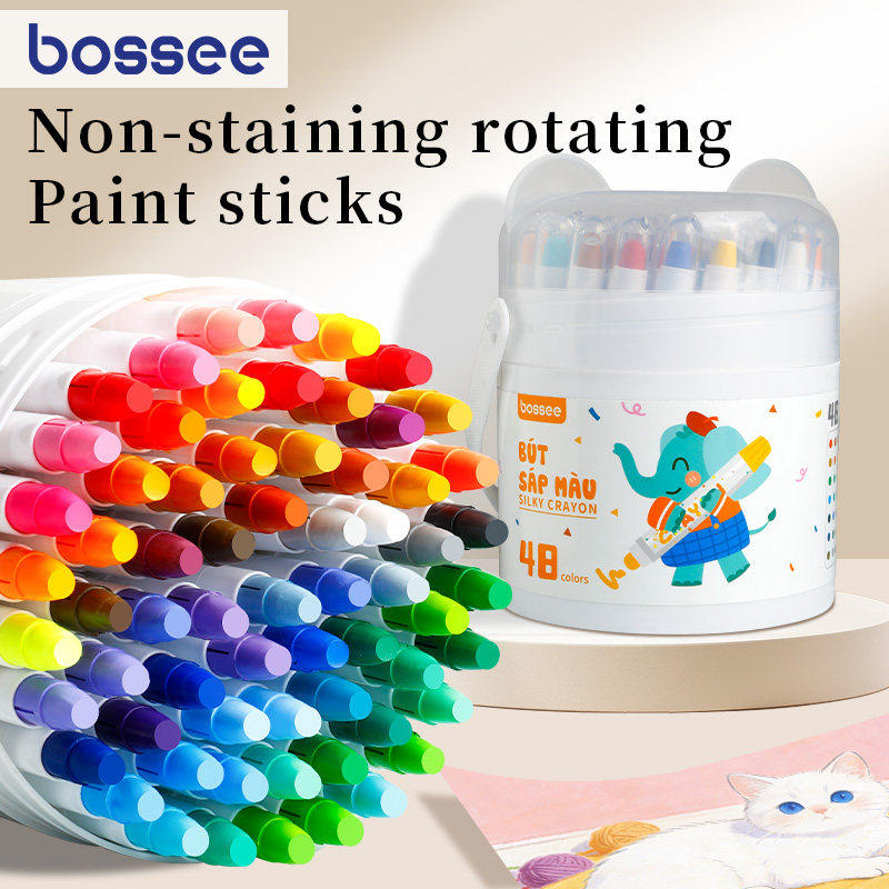 思进蜡笔不脏手可旋转油画棒幼儿园专用蜡笔彩绘棒可水洗蜡笔儿童涂鸦画画填色笔蜡笔油画棒24色36色美术专用,文具电教/文化用品/商务用品,蜡笔,淘宝优惠券,粉丝福利购,淘宝优惠卷