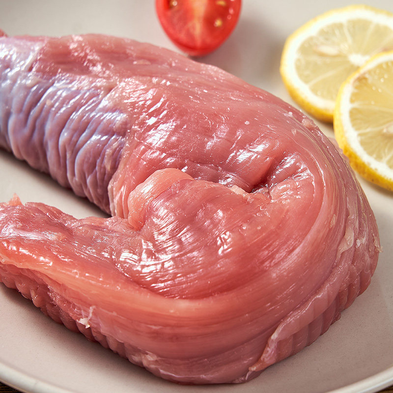 【无抗】中粮家佳康国产亚麻籽猪小里脊肉生鲜猪肉梅条新鲜340g