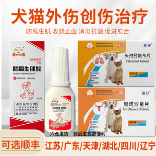 无忧犬防腐生肌散宠物狗狗猫咪伤口消炎愈合药受外伤创伤术后消炎