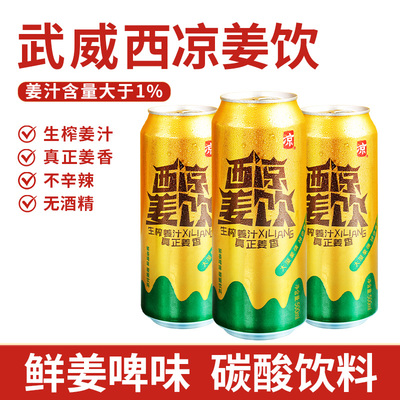 西凉姜啤果啤姜汁饮料饮品灌装