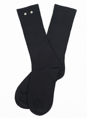 CHSM 男女潮流纯棉休闲精梳棉暗黑风中筒袜高筒袜RO男神靴