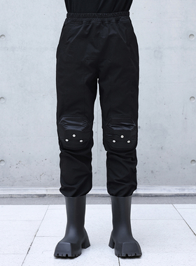 CHSM立体护膝工装休闲裤男春秋暗黑机能潮牌街头设计感束腿长裤
