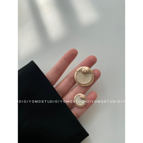 yomostudio小香埃及风金属纽扣