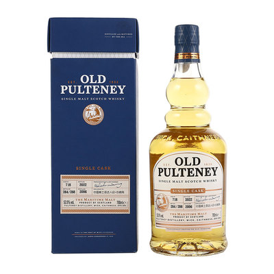 天祺 Old Pulteney富特尼2006年达人会单桶#718行货苏格兰威士忌