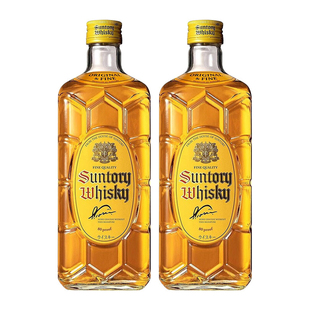 正品行货带码 三得利角瓶角牌嗨棒威士忌日威洋酒无盒700ml 2瓶