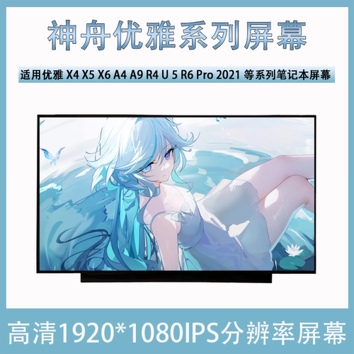 神舟优雅X4 X5 X6 A4 A9 R4 U 5 R6 Pro 2021全新笔记本屏幕