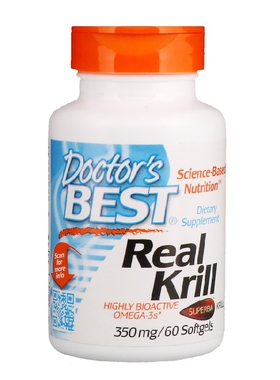 美国品牌Doctors Best 磷虾油/虾青素 心血管保养 350mg/60粒
