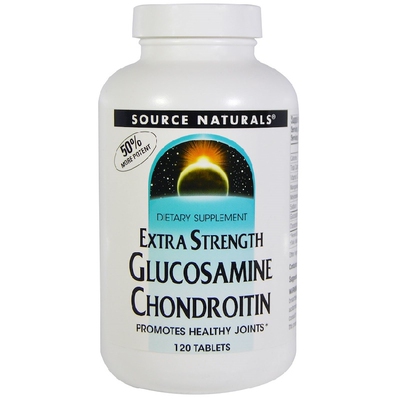 美国品牌Source Naturals 壳糖胺/软骨素 关节保养 120片