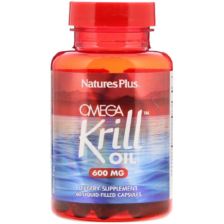 美国品牌Nature's Plus 磷虾油含虾青素 心血管保养 600毫克/60粒