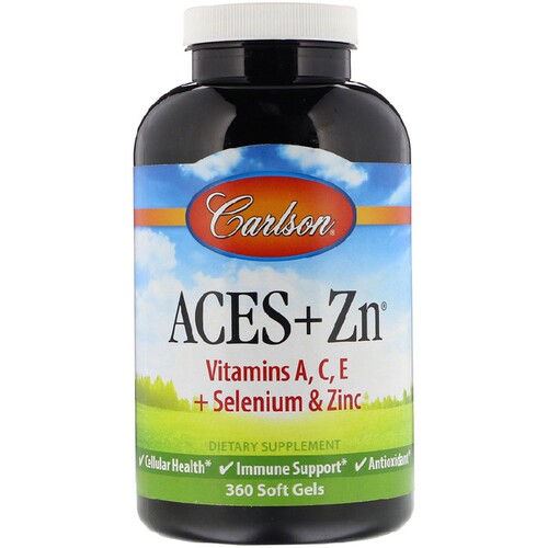 美国品牌Carlson Labs 锌/硒/钙/维生素A/维生素C/维生素E 360粒