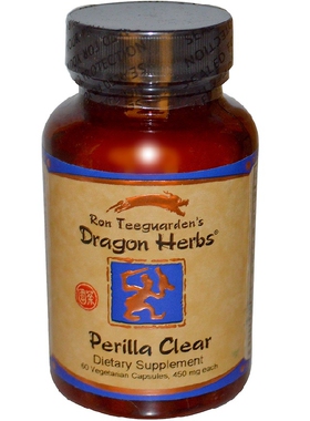 美国品牌Dragon Herbs 紫苏/冬虫夏草/人参等过敏调理 500mg/60粒