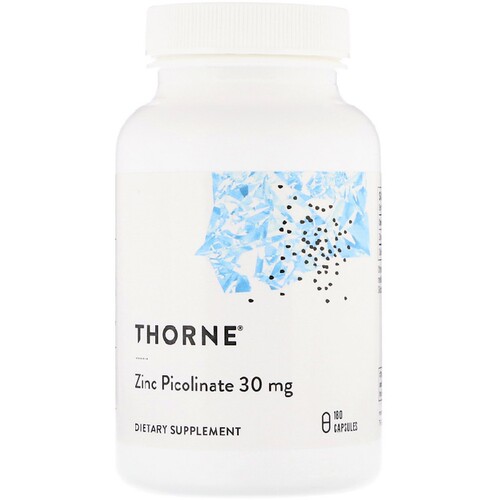 美国品牌Thorne Research 吡啶甲酸锌 180粒