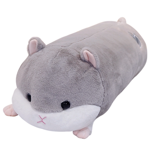 仓鼠抱枕长条枕床上大靠背垫男生款睡觉枕头女生床头趴趴靠枕可爱