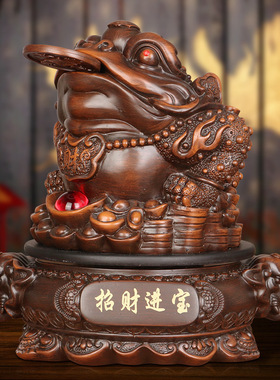 金蟾摆件 树脂工艺品家居客厅酒柜玄关饰品创意礼品 一件代发