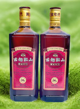 古越龙山黄金年代6年绍兴黄酒六年500ML花雕酒老酒月子酒