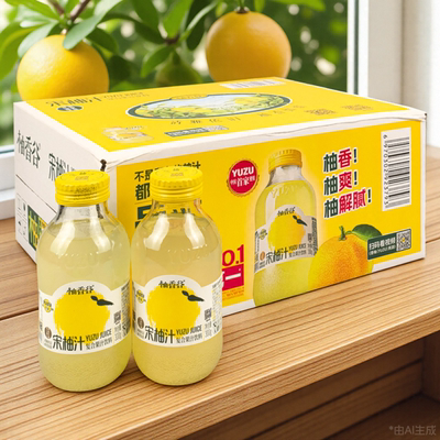 柚香谷双柚汁常山胡柚汁饮料