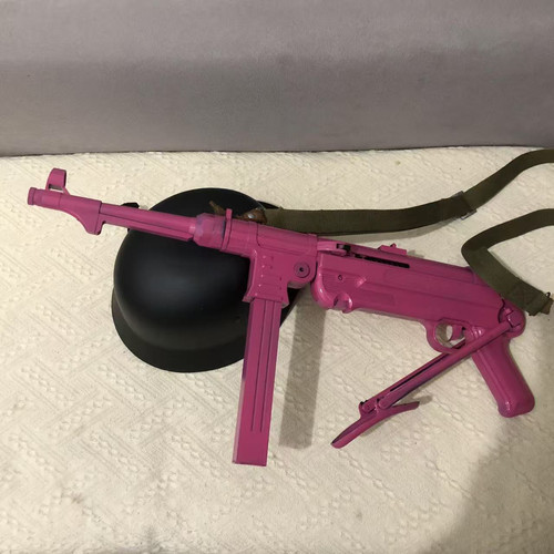二战复古mp40德系装备玩具枪带后拖游戏cos道具摆件塑料83cm