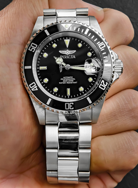 代购Invicta手表一米劳8926ob黑水鬼全自动机械表潜水防水男表
