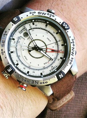 现货TIMEX天美时户外运动手表男 多功能潮汐指南针男表T2N721