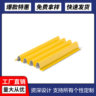 电梯背景墙铝合金三角形波浪铝板凹凸造型波纹铝单板半圆瓦楞板材