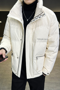 社会轻奢新标90白鸭绒纯色翻领羽绒服B297-Y323-P240图片