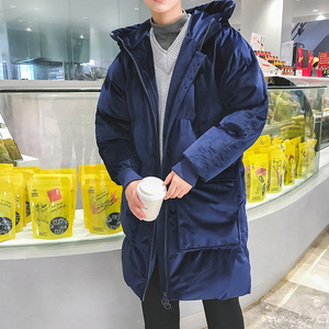 港风现货金丝绒中长款连帽纯色衣上衣B297-603-P150控198图片