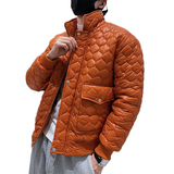 社会轻奢风纯色立领宽松衣痞帅B297-2830-P128控168，男装棉衣，电商B297