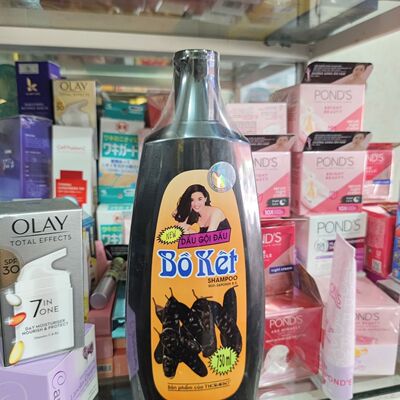 代购正品越南bo ket 天然皂角首乌洗发水去屑止痒控油养发750ml