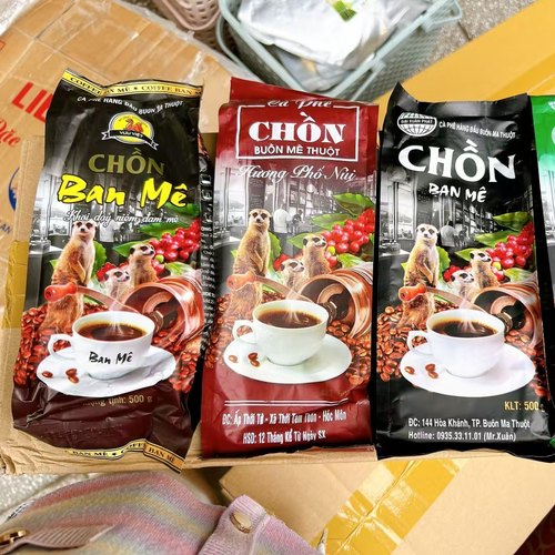 越南CHON原装进口滴漏猫屎咖啡粉提神手冲非速溶500g