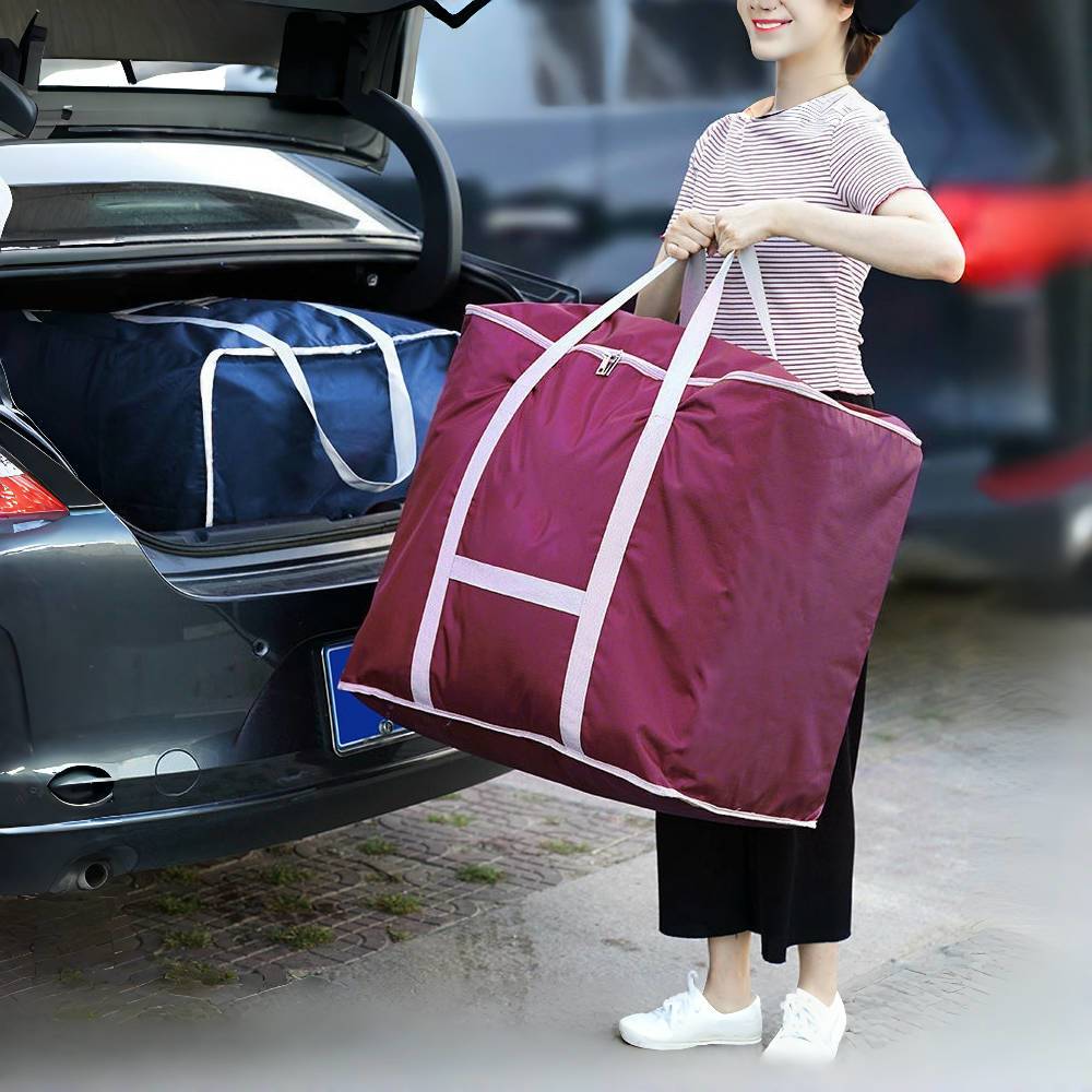 加厚牛津布收纳袋搬家打包袋棉被衣服旅游行李包大容量装被子防水