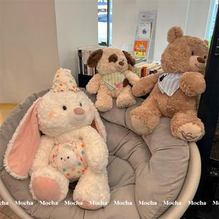 可爱卡通小熊毛绒玩具公仔玩偶睡觉抱枕床上布娃娃女儿童生日礼物