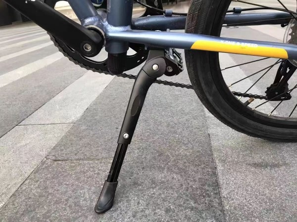 自行车脚撑支架铝合金可调节停D车架山地车架骑行单车配件固