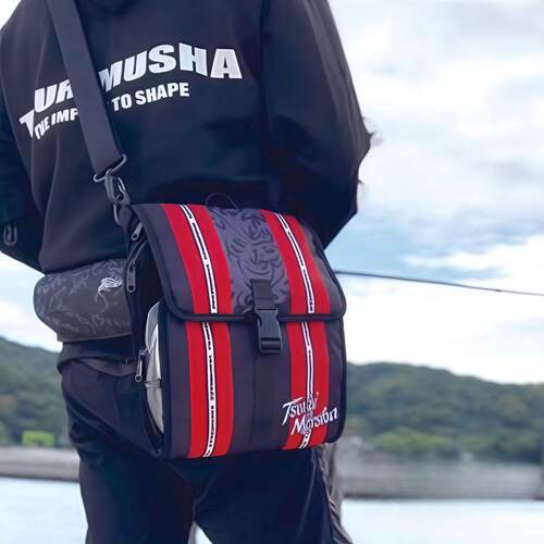 25款Tsurimusha钓武者渔具收纳包保护包路亚配件收纳包日本