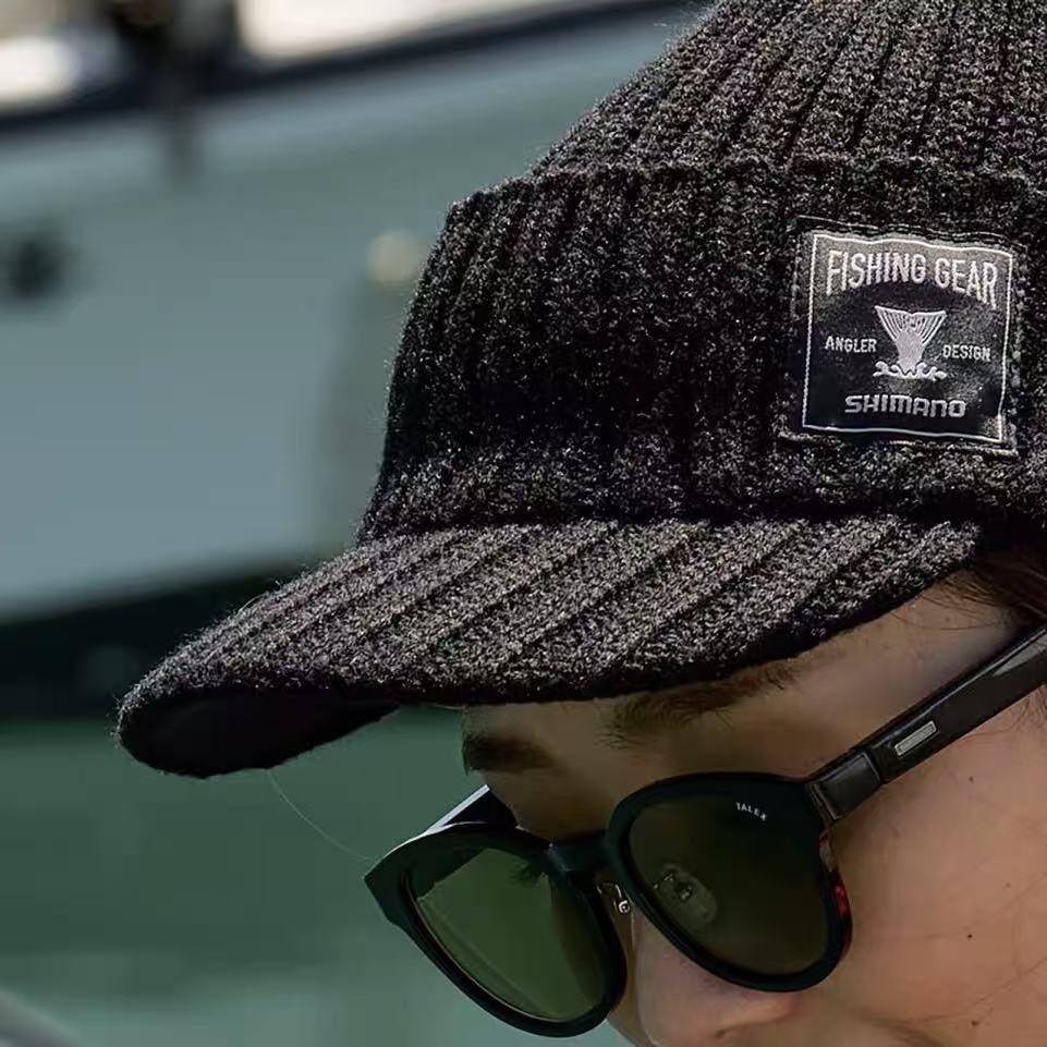 25款SHIMANO禧玛诺CA-054X针织男女帽防寒毛线帽冷帽秋冬季保暖
