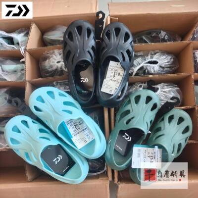 DAIWA达亿瓦2026夏款DL-1484涉水鞋洞洞鞋钓鱼鞋凉鞋拖鞋沙滩鞋