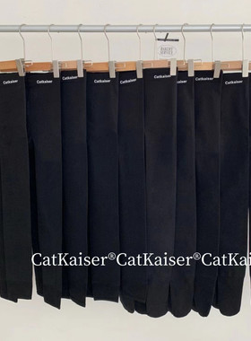 秋冬CatKaiser微压瘦腿袜踩脚连脚少女修身显瘦百搭黑色打底裤袜