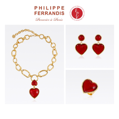 【新品首发】PF菲昂迪斯MY HEART系列套装项链耳环戒指高级感
