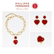 新品 首发 PF菲昂迪斯MY HEART系列套装 项链耳环戒指高级感