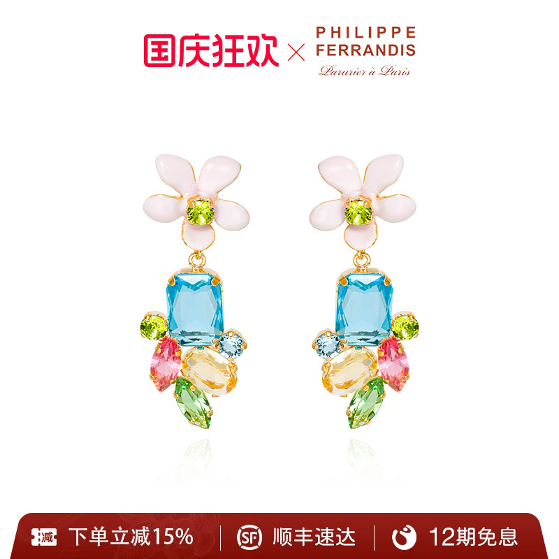 洛可可之夏系列山茶花女士耳环