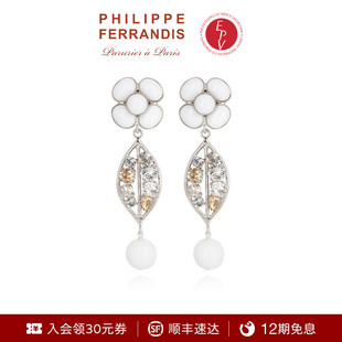 山茶花系列CAB10耳环 菲昂迪斯高定经典 法国进口