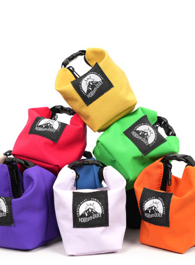 日系原创零钱包豆腐迷你多用钥匙包挂饰小包多巴胺色斜挎mini包潮