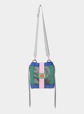 2025夏新款小众撞色设计大容量斜挎水桶包斜挎百搭网红多巴胺女包