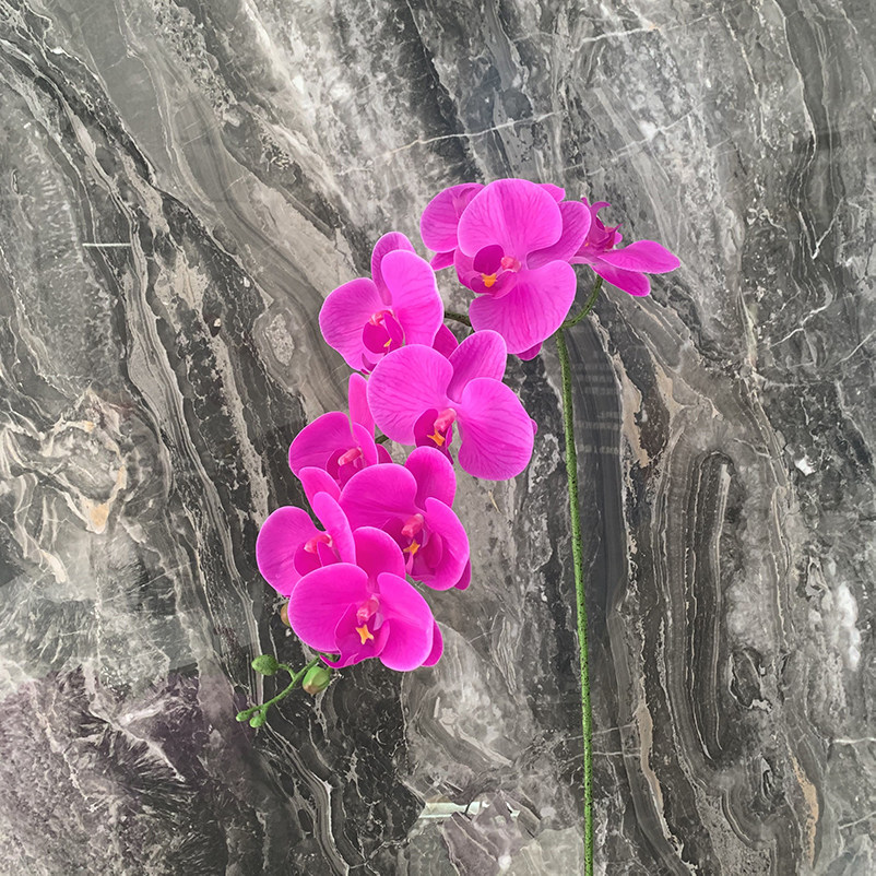 PU蝴蝶兰仿真花假花客厅摆件家居饰品现代中式插花花艺套装室内 - 臻久家居旗舰店出品