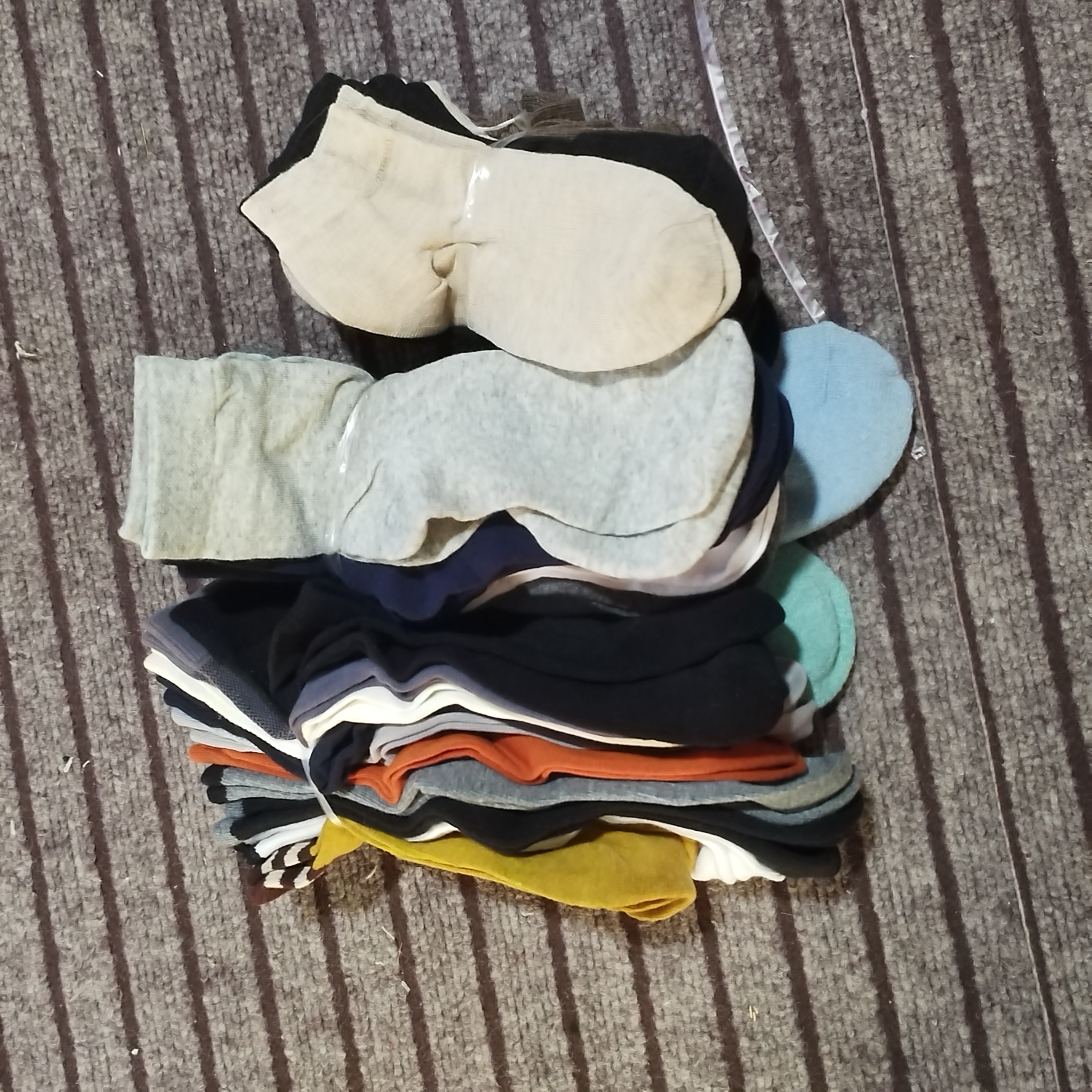 30双女袜两捆中筒一捆短筒棉的特价处理一单走