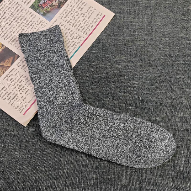 外贸原单中筒袜灰色西装袜