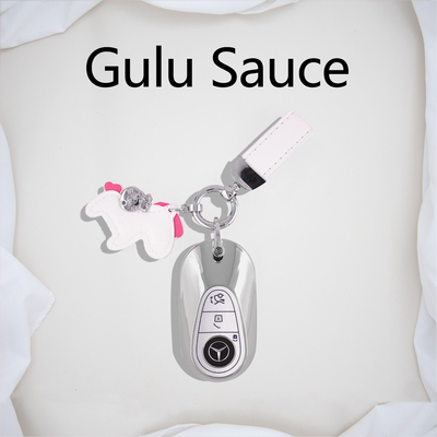 适用于奔驰钥匙套新c级c260l车e级e300l/a200l/gla200/glc包eqe壳